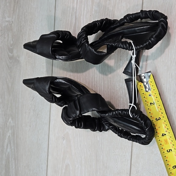 Sam Edelman Women Marlena Leather Heels Square Toe Sandals Shoes Sz 6.5M - Picture 8 of 12